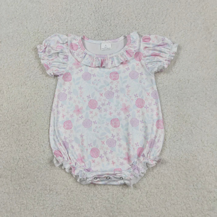 Floral Girl Romper