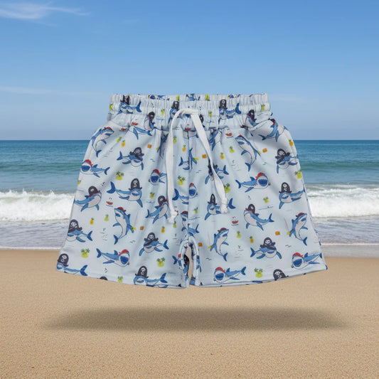 Shark Swim Trunks