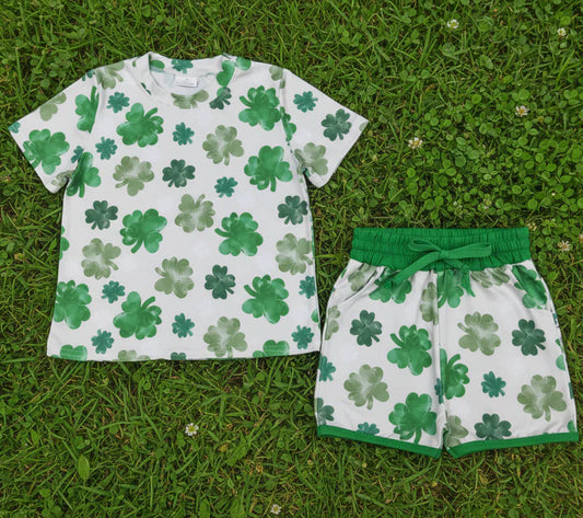 Four Leaf Clover Short Set