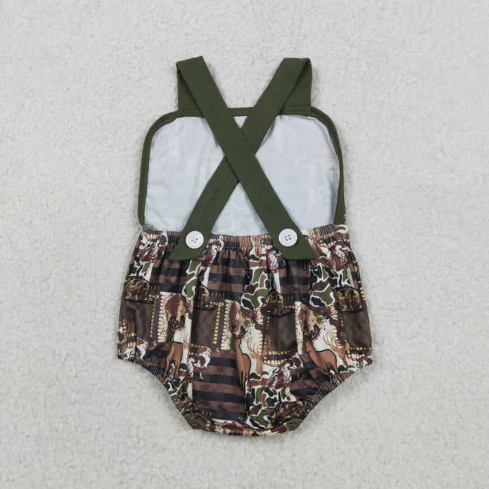 Camo Patchwork Bubble with Open Back