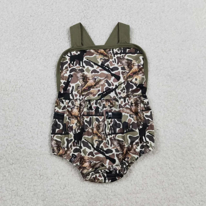 Camo Deer Bubble with Open Back