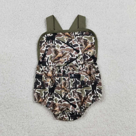 Camo Deer Bubble with Open Back