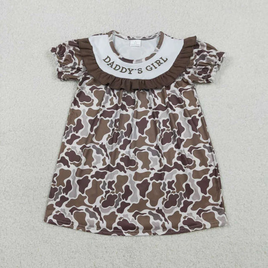 Daddy Girl Smocked Embroidery Dress