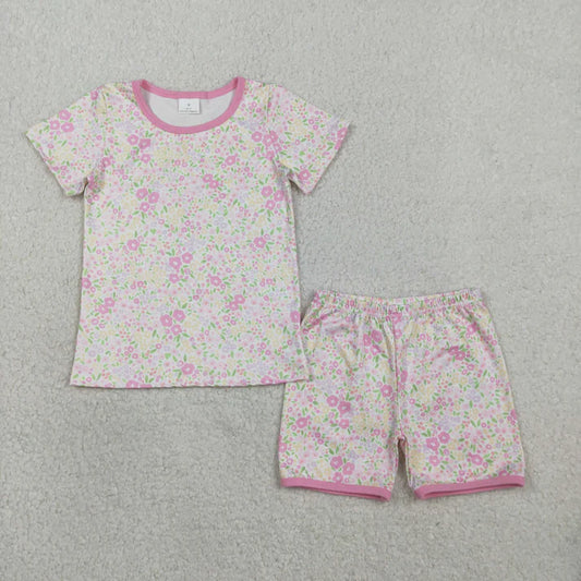 Floral Pink Short Set