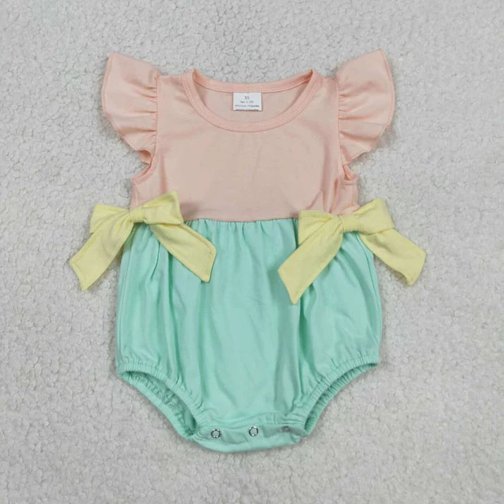 Spring Colors Bow Bubble