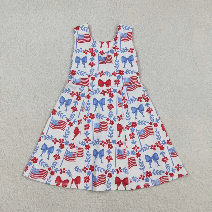 4th of July Bow Athletic Dress