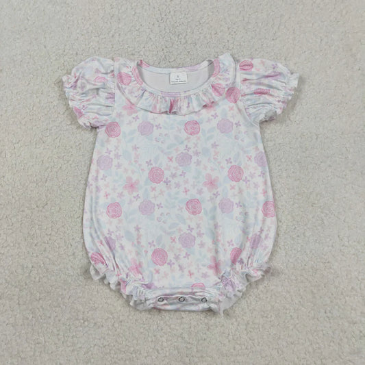 Floral Girl Romper