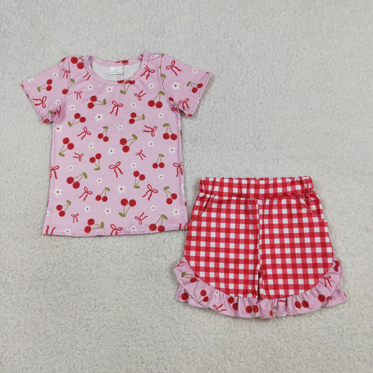 Chery Ruffle Short Set