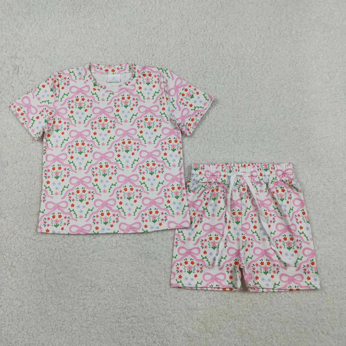 Floral Pink Short Set