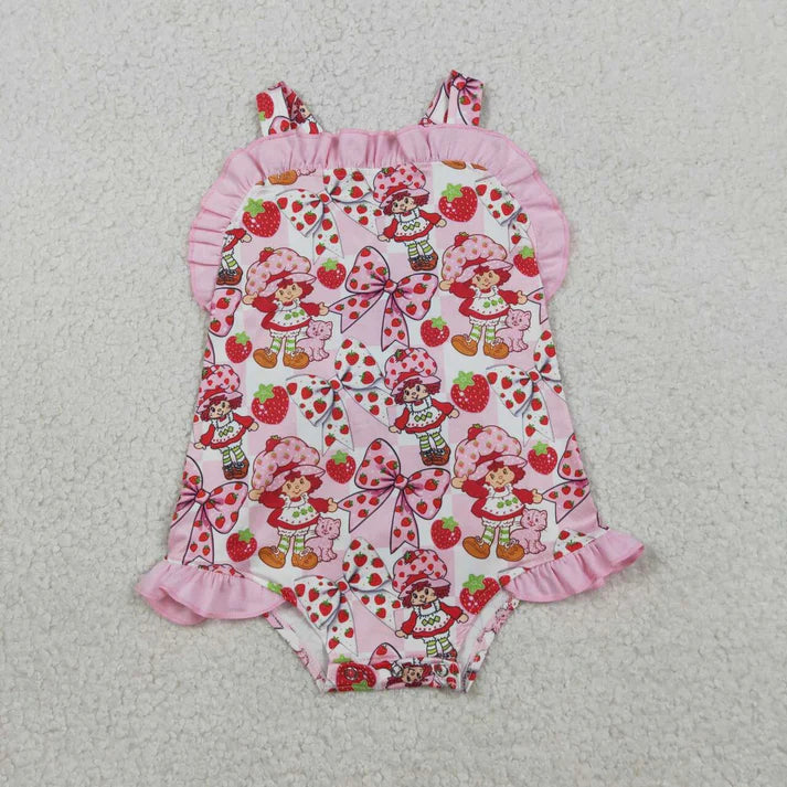 Strawberry Shortcake Ruffle Romper